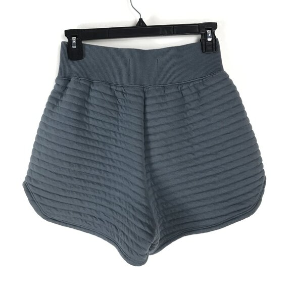 Everlane Organic Cotton Quilted Shorts Women's XS High Waisted Casual Athletic - Picture 3 of 8